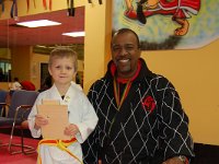 36 Adam`s taekwondo test for orange stripe - December 11, 2009